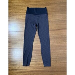 Vuori Lux Rib Studio Leggings VW442 Women's Small High Rise Ribbed‎ Plum Purple